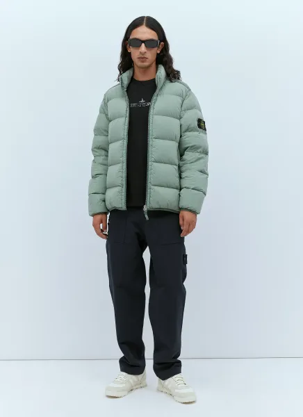 Compass Patch Real Down Jacket