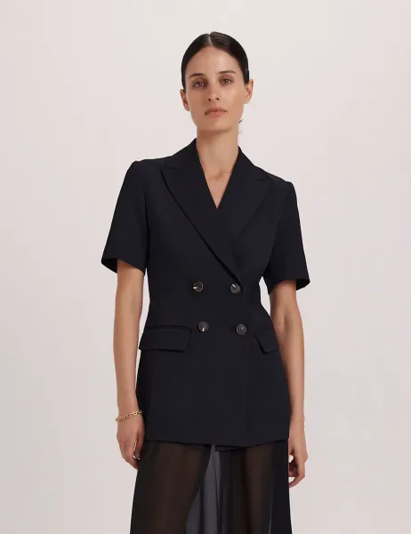 Single Breasted Blazer Black