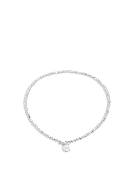 Lauren Ralph Lauren Sterling Silver Bead Collar with Padlock