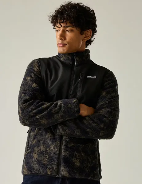 Regatta Morran Water Repellent Zip Up Fleece Green