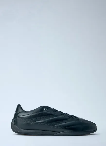 Leather Low-Top Sneakers