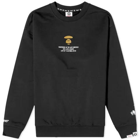 AAPE Basic Army Tape Crew Sweat