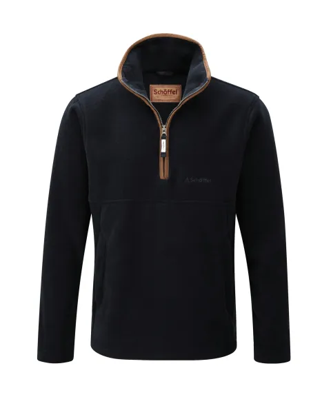Schöffel Country Berkeley Quarter Zip Fleece - Navy