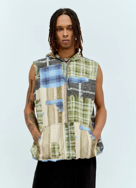 Check Print Vest