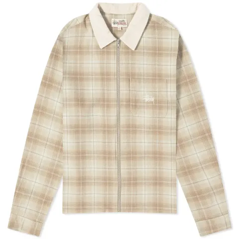 Frank Plaid Zip Shirt