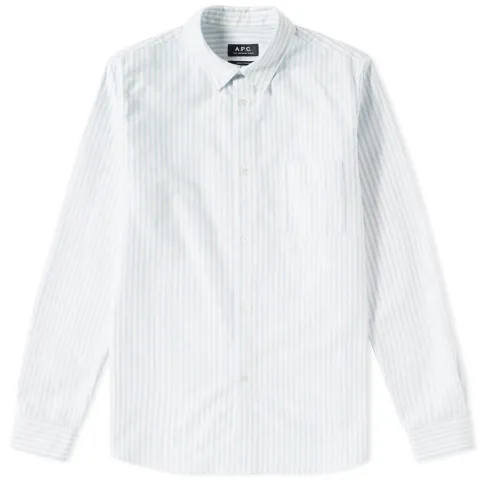 A.P.C. Oliver Stripe Oxford Shirt