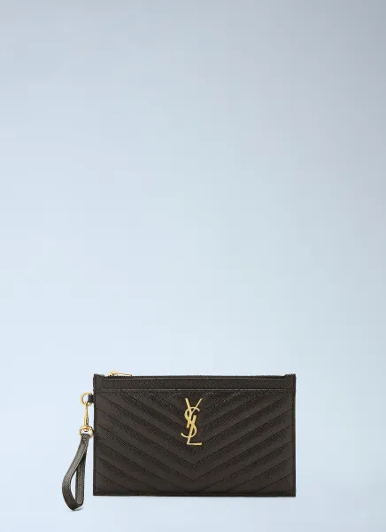 Saint Laurent Cassandre Matelassé Large Pouch