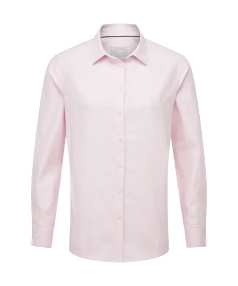 Schöffel Country Cley Oxford Shirt - Pink/Blue Stripe