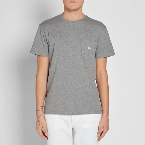 Maison Kitsuné Embroidered Fox Tee