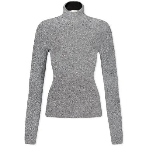 Shimmer High Neck Top