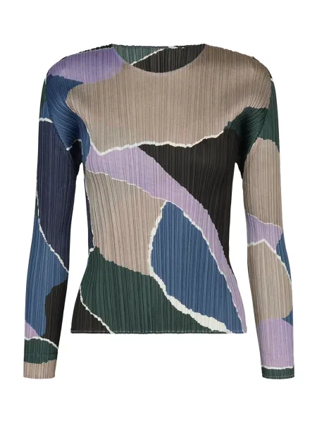 Pleats Please Surprise Top Purple