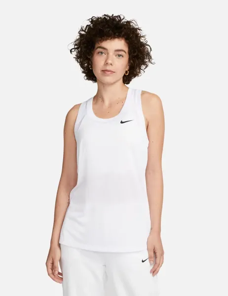 Nike Dri-FIT Relaxed Fit Racerback Tank White