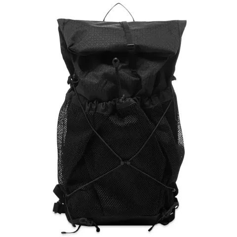 Gaya Roll Top Grid Mesh Bag
