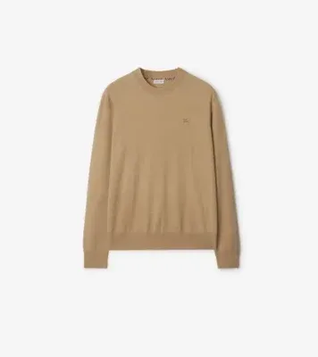 Cashmere Blend Sweater in Flax beige