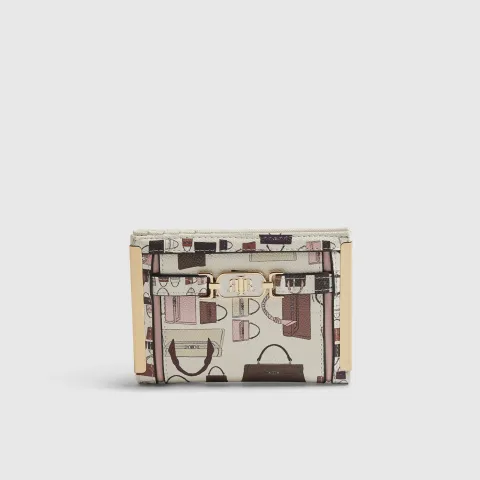 River Island Tote Bag Print Foldout Purse