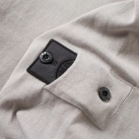 Crepe Cotton Crew Knit