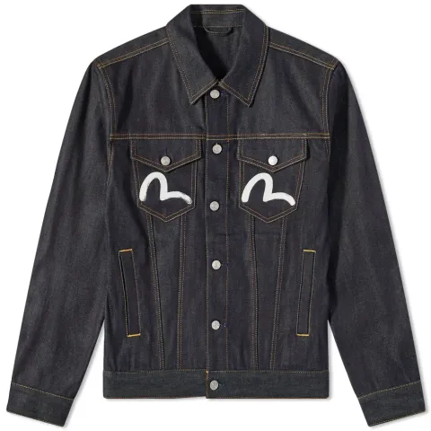 Painted Seagull Denim Jacket
