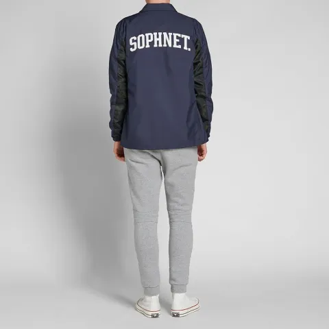 SOPHNET. Back Logo Coach Blouson
