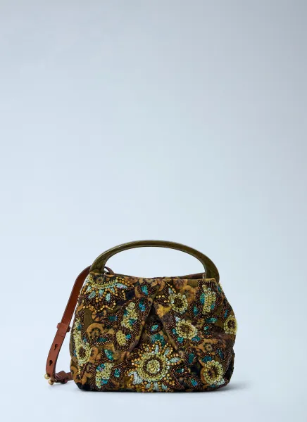 Crisp Metallic Crossbody Bag