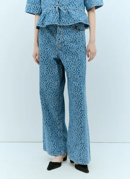 Jacquard Jeans
