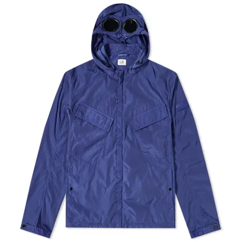 Hooded Goggle Zip Overshirt