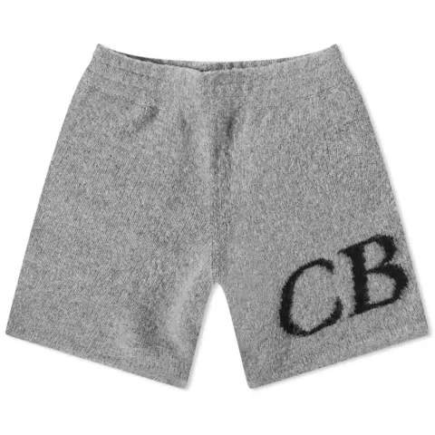 Intarsia Knit Shorts