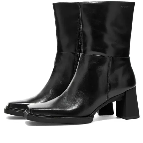 Edwina Square Toe Heeled Boot