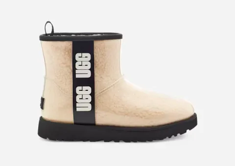 Classic Clear Mini Boot for Women, Wool