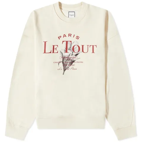 Tulip Print Crew Sweat