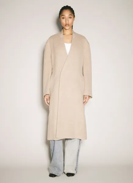 Wraparound Belted Coat