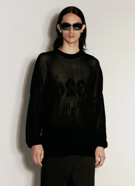 Selfie Lace Knit Sweater