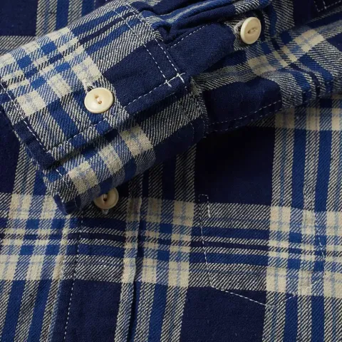 Check Tassel Shirt