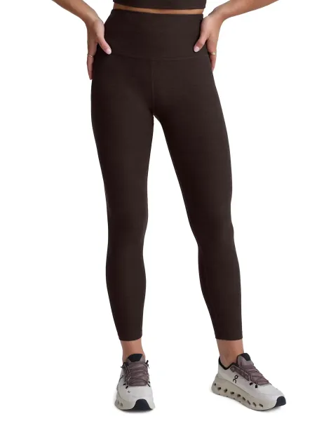 Beyond Yoga Spacedye High Waisted Midi Length Legging Dark Brown