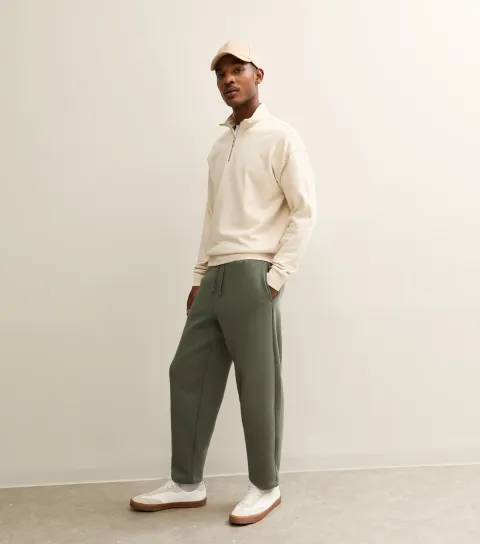 Men's Mid Grey Regular Tapered Jogger Trousers