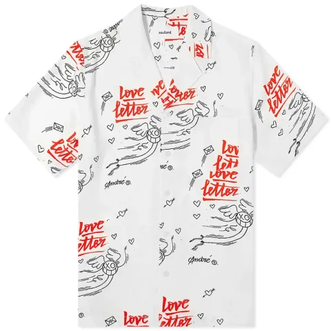 X Mr. Andre Short Sleeve Orson Love Letter Shirt