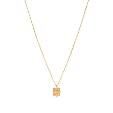 x Lucy Williams Rectangular Coin Pendant Necklace