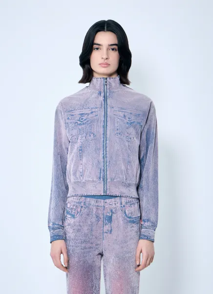 F-Slitly Zip-Up Sweatshirt
