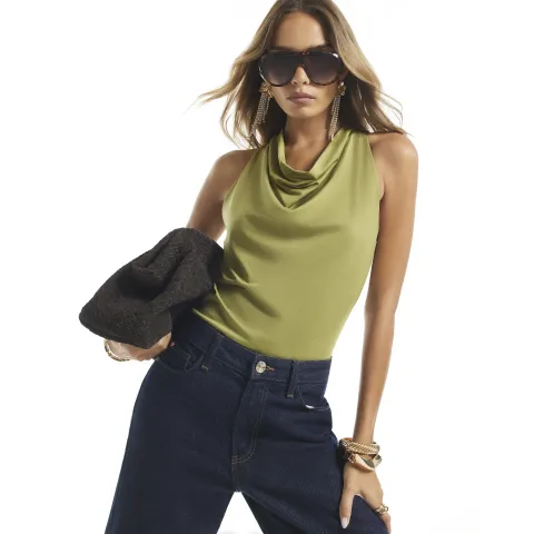 River Island Cowl Neck Top
