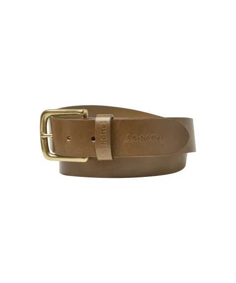 Schöffel Country Castleton Leather Belt - Chestnut