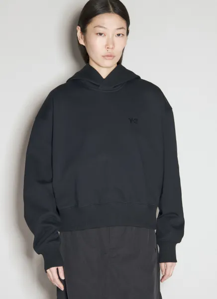 Logo Applique Hooded Sweatshirt