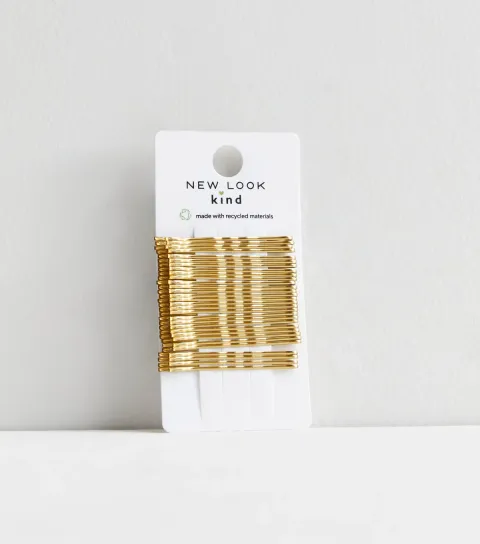 30 Pack Gold Hair Grips