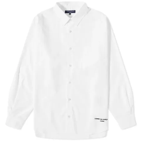 Comme Des Garçons Homme Emroidered Logo Shirt