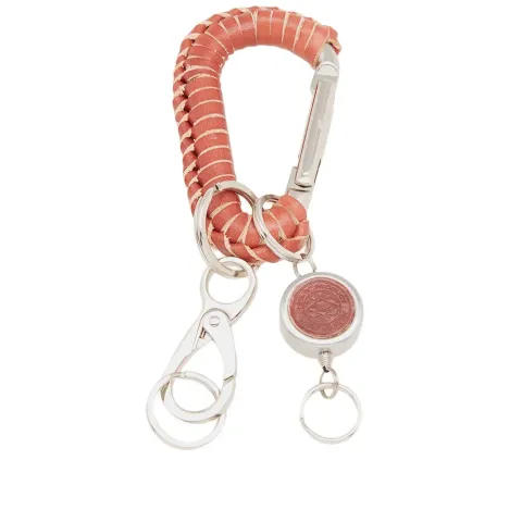 Woven Leather Carabiner