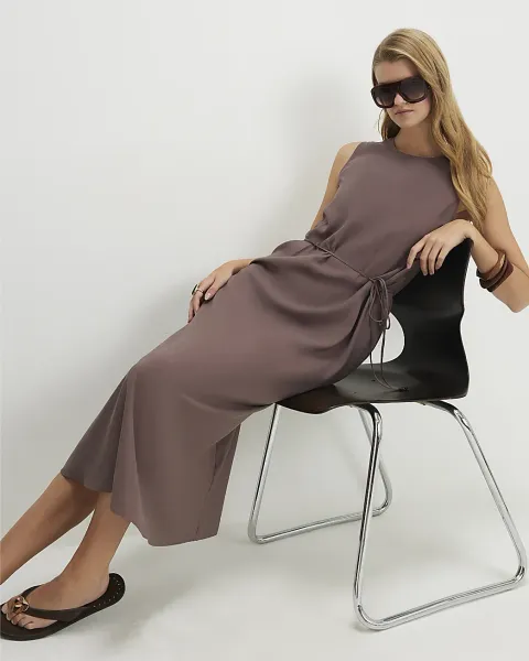 River Island Sleeveless Clean Maxi Dress