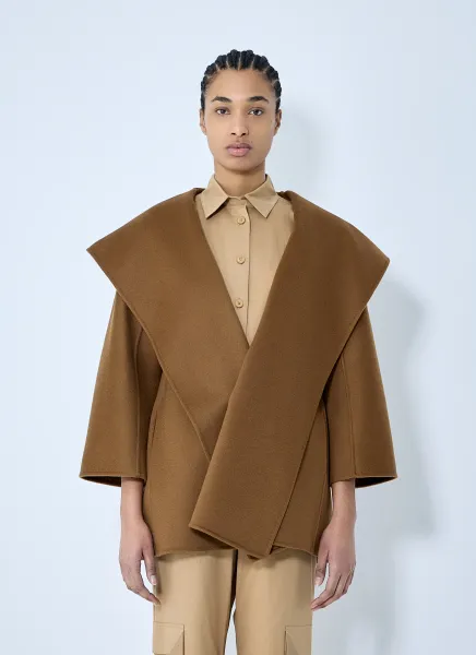Hooded Cashmere Coat