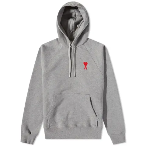 AMI Heavy Fleece Small A Heart Popover Hoodie
