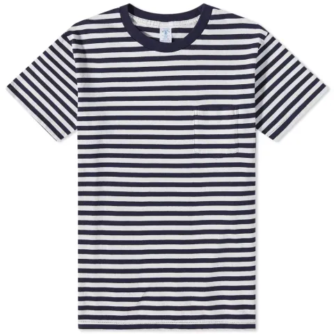 Narrow Stripe Pocket T-Shirt