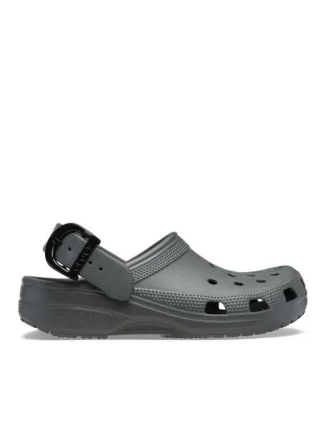 Crocs Classic Buckle Clogs Charcoal