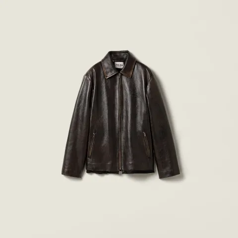 Nappa leather jacket