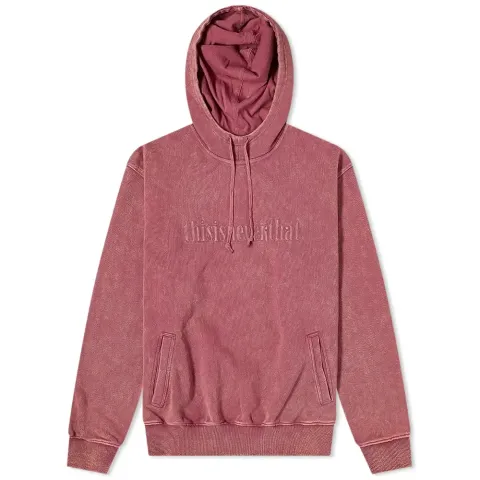 Acid Washed Popover Hoodie
